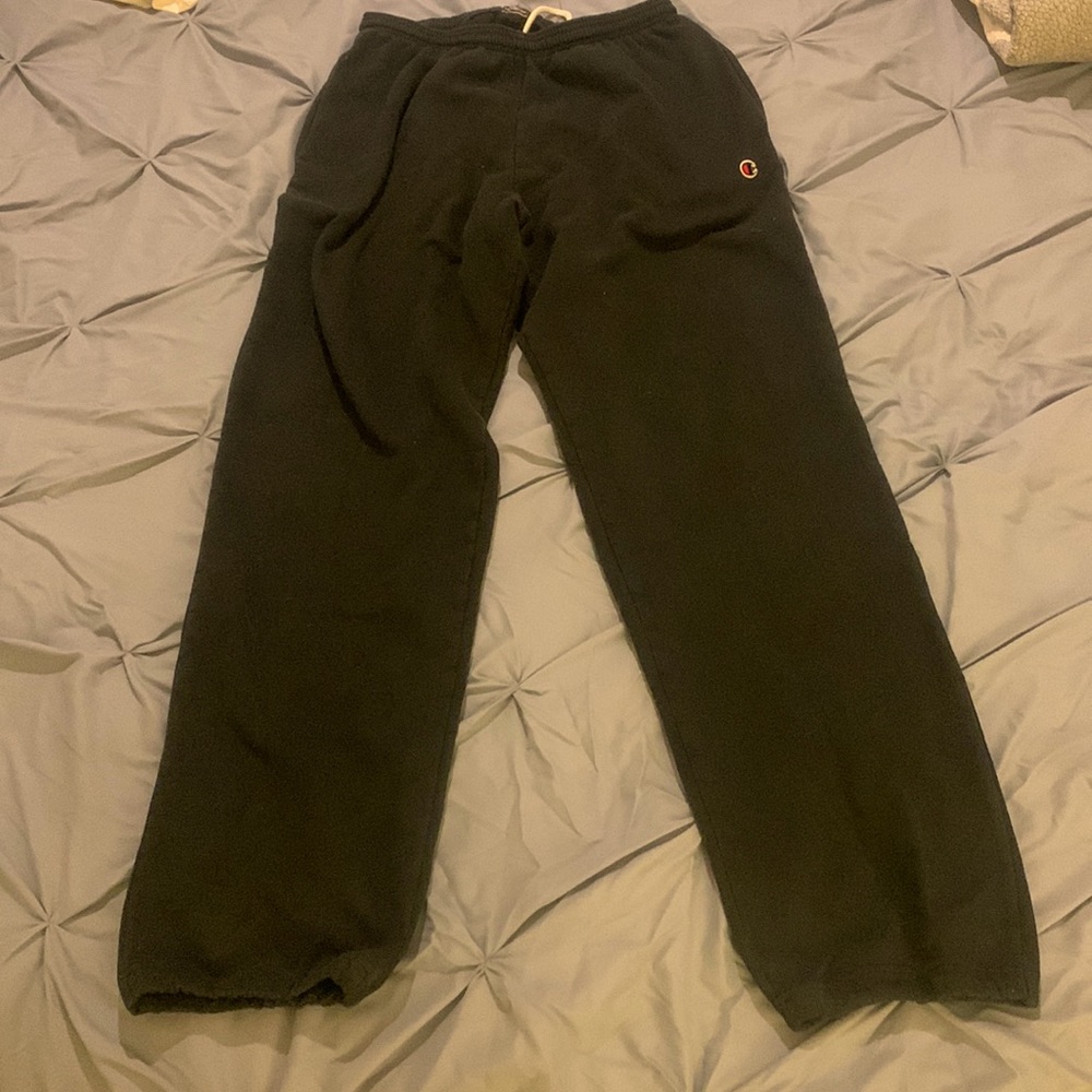Mens champion black sweatpants